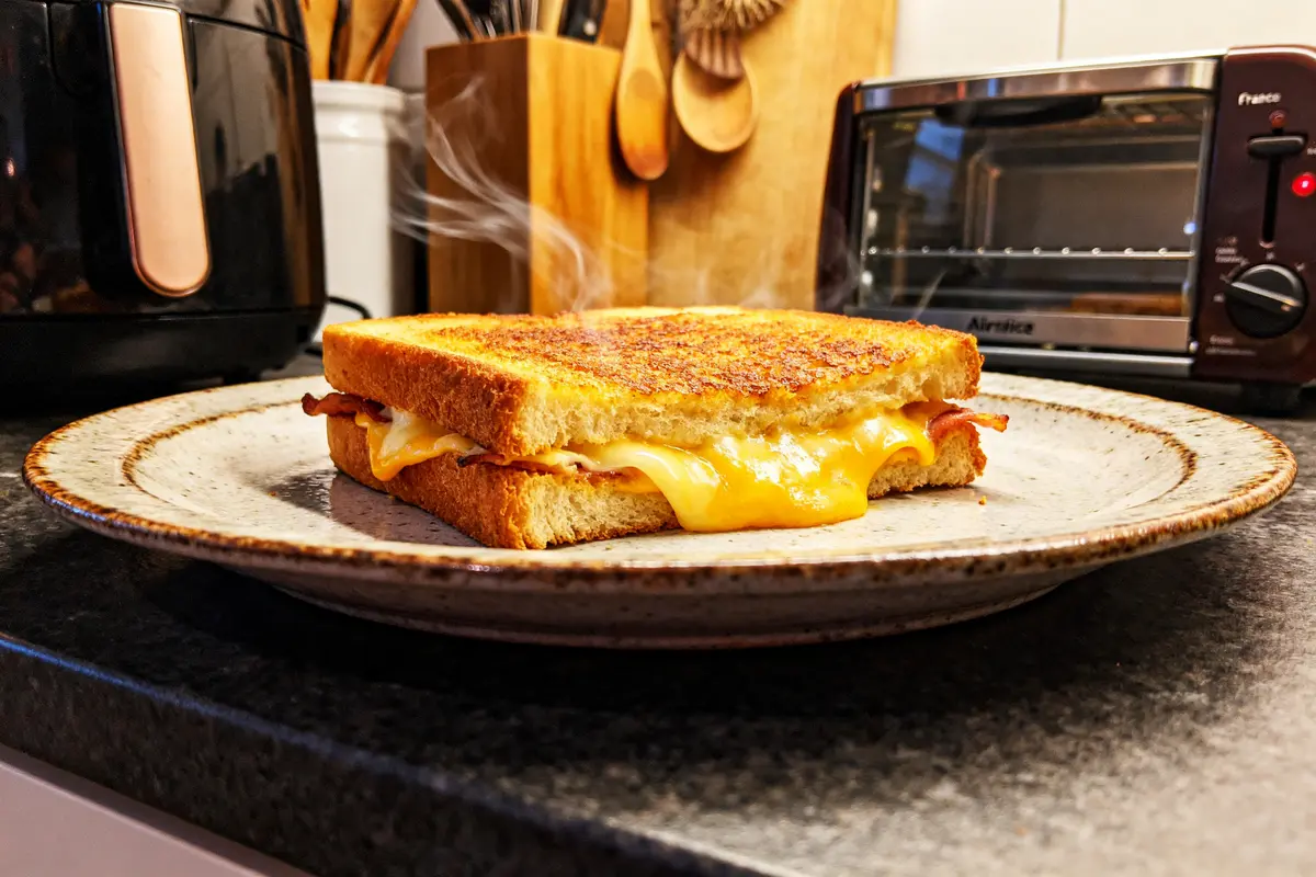 Croque monsieur au Airfryer : Recette croustillante en 10 min