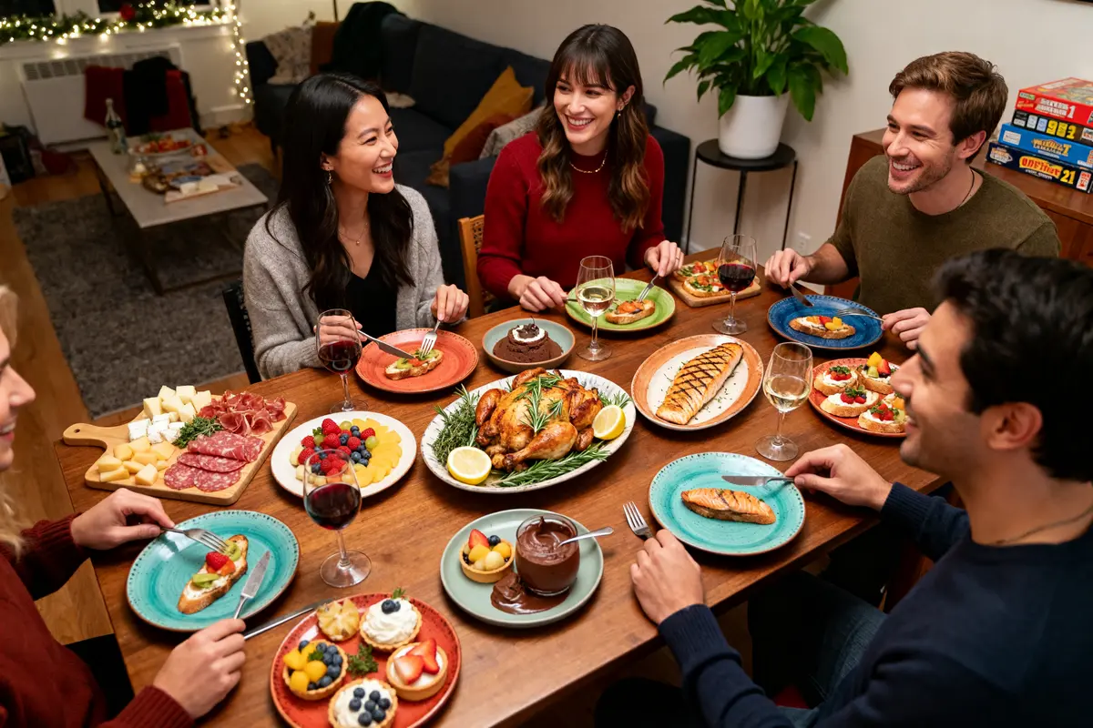 Idée de repas du 31 décembre entre amis : 10 menus faciles et festifs